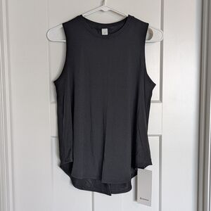 Lululemon NWT Lightweight Split Back Training Tank - Black sz XS
